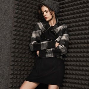 Armani exchange - plaid wood jacket
